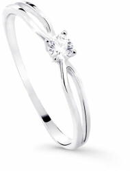  Cutie Diamonds Csillogó fehér arany eljegyzési gyűrű gyémánttal DZ8027-00-X-2 (Kerület 52 mm)