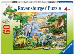 Ravensburger Puzzle Viata Preistorica, 60 Piese - Rvspc09621 (rvspc09621) Puzzle