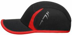 Myrtle Beach (Daiber) Futósapka MB6544 - Fekete / piros | unisex (MB6544-147649)