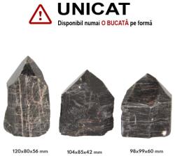 Generator Turmalina Neagra cu Hematit Mineral Natural - 98-120 x 85-99 x 42-60 mm - (XXL) - 1 Buc
