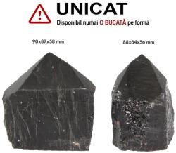 Generator Turmalina Neagra cu Hematit Mineral Natural - 88-90 x 64-87 x 56-58 mm - (XXL) - Unicat