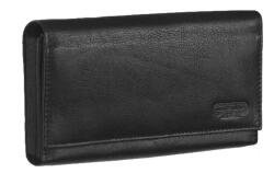 American Pride 18 cm-es fekete 6 zsebes brifkó, fóliás fedeles pincér tárca American Pride (LP 74075)