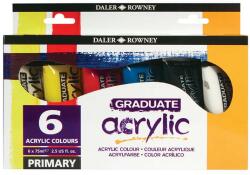 Daler-Rowney Set 6x75ml culori acrilice Graduate Daler Rowney
