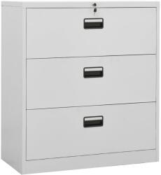 vidaXL Fișet, gri deschis, 90x46x103 cm, oțel (336291) Dulap arhivare