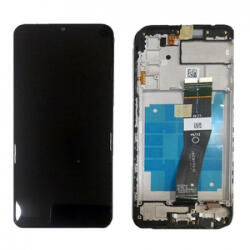 Samsung A037F Galaxy A03s (Nemzetközi, EU-n kívüli verzió) LCD Kijelző+Érintőüveg+Előlap Keret, Black, Fekete (GH81-21232A, GH83-06693A) Service Pack