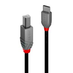 Lindy Cablu USB 2.0 Type C la USB-B Anthra Line 2m, Lindy L36942 (L36942)