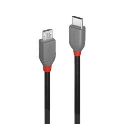 Lindy Cablu USB 2.0 Type C la micro USB-B Anthra Line 3m, Lindy L36893 (L36893)