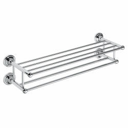 Bemeta Retro dupla törölközőtartó polc 665x165x225 mm, króm 144302252 (144302252)