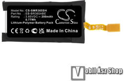 Cameron Sino Li-Polymer akku (3, 85V / 200 mAh, Samsung EB-BR365ABE kompatibilis, beépítése szakértelmet igényel) - FEKETE - SAMSUNG Galaxy Gear Fit 2 Pro (SM-R365) - CS-SMR365SH (CS-SMR365SH)