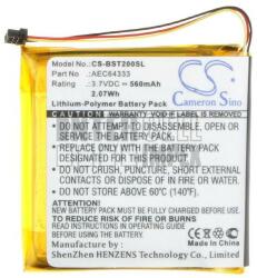 Utángyártott Beats Studio 2.0 Studio 3.0 series AEC643333 PA-BT05 3.7V Li-Polymer 560mAh / 2.07Wh Wireless Headset/Fülhallgató akkumulátor utángyártott