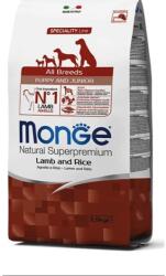 Monge All Breed Puppy and Junior Lamb and Rice kutyatáp - 2x12 kg