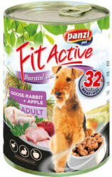 Panzi FitActive Adult Dog Konzerv libával, nyúllal és almával - 6x1240 g