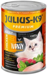 Julius-K9 Adult - Chicken & Turkey konzerv macskáknak 6 x 415 g