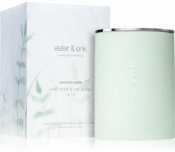 ester & erik scented candle wild mint & cut grass (no. 03) lumânare parfumată 350 g