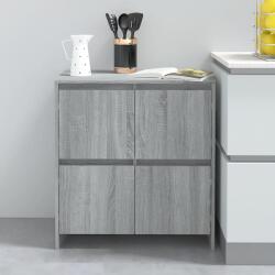 vidaXL Servantă, stejar sonoma gri, 70x41x75 cm, lemn prelucrat (813012) Comoda