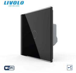 LIVOLO Intrerupator simplu cap scara cruce wireless cu touch Livolo serie noua (VL-FC1SR-2G-B)