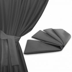 Mondo Italia Szalag a kerti függöny rögzítéséhez 160x8 cm sötét szürke