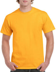 Gildan Férfi póló Rövid ujjú Gildan Heavy Cotton Adult T-Shirt - S, Aranysárga