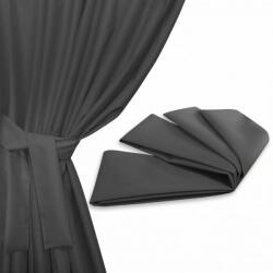 Mondo Italia Szalag a kerti függöny rögzítéséhez 160x8 cm grafit