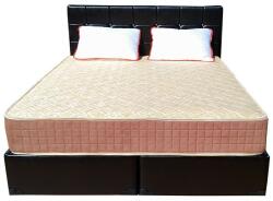  Set Saltea SuperOrtopedica Lux Roma, 160x190x23cm, fermitate tare, cu plasa arcuri tip bonell, reversibila, sistem aerisire perimetral, Saltex plus 2 perne matlasate microfibra 50x70cm, lavabile la 60