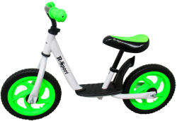 R-Sport Futóbicikli, lábbal hajtható bicikli - fehér-zöld (BIKE-R5-WHITE-GREEN)
