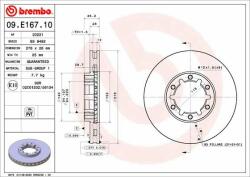 BREMBO Disc frana BREMBO PRIME LINE 09. E167.10 (09.E167.10)