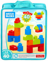 Vásárlás: Mega Bloks Fisher-Price: Kezdőcsomag építőjáték 40 db-os - Mega  Bloks (FKL01) Mega Bloks árak összehasonlítása, Fisher Price Kezdőcsomag  építőjáték 40 db os Mega Bloks FKL 01 boltok