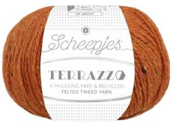 Scheepjes Terrazzo 715 Mandarino - mandarinsárga gyapjú fonal