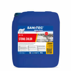 SANITEC Detergent lichid alcalin clorurat pentru spălarea automată a vaselor, 15L