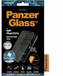 Panzer Folie Sticla Panzer Privacy pentru iPhone 12/12 Pro Negru