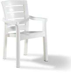 Novussi Milano műanyag kerti szék Fehér