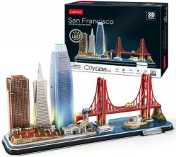 CubicFun City Line San Francisco LED világítással (3D-L524)