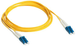 Legrand 032628 patch kábel optika OS1/OS2 (UPC) monomódusú LC/LC duplex 9/125um LSZH (LSOH) sárga 0, 5 méter LCS3 ( Legrand 032628 ) (032628)