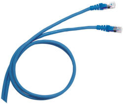 Legrand 051762 patch kábel RJ45-RJ45 Cat6 árnyékolt (F/UTP) PVC 1 méter kék d: 6mm AWG26 LCS3 ( Legrand 051762 ) (051762)