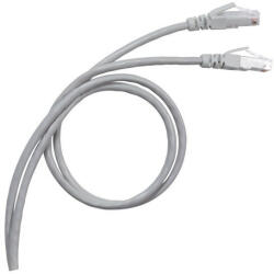 Legrand 051640 patch kábel RJ45-RJ45 Cat5e árnyékolt (F/UTP) PVC 1 méter szürke d: 6mm AWG26 LCS3 ( Legrand 051640 ) (051640)