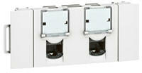Legrand 076546 LCS2 Cat. 6 FTP 2xRJ45 Program Mosaic aljzat DLP csatornához ( Legrand 076546 ) (076546)
