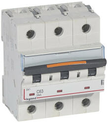 Legrand 409787 DX3 Kismegszakító. 3P, 63A, C karakterisztika, 25kA (409787)