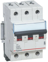 Legrand 403551 TX3 Kismegszakító. 3P, 63A, C karakterisztika, 6kA (403551)