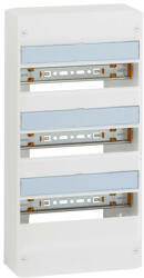Legrand 401363 Drivia13 műanyag elosztószekrény 39 modul, 3 sor, ajtó és hátlap nélkül, falon kívüli, IP30 (IP40 ajtóval), méret 500x250x103, 5mm (140, 5mm mély ajtóval) (401363)