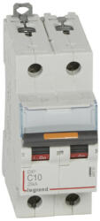 Legrand 409767 DX3 Kismegszakító. 2P, 13A, C karakterisztika, 25kA (409767)