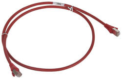 Legrand 051854 patch kábel RJ45-RJ45 Cat6 árnyékolt (F/UTP) LSZH (LSOH) 1 méter piros d: 6mm AWG26 LCS3 ( Legrand 051854 ) (051854)