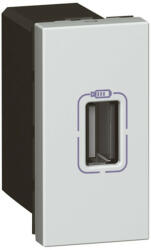 Legrand 079391 Program Mosaic USB töltő aljzat, 750 mA, 1 modulos, alumínium ( Legrand 079391 ) (079391)