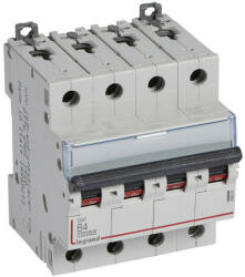 Legrand 409061 DX3 Kismegszakító. 4P, 4A, B karakterisztika, 10kA (409061)