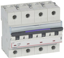 Legrand 410178 DX3 Kismegszakító. 4P, 40A, C karakterisztika, 50kA (410178)