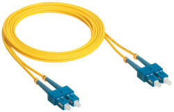 Legrand 032602 patch kábel optika OS1/OS2 (UPC) monomódusú SC/SC duplex 9/125um LSZH (LSOH) sárga 3 méter LCS3 ( Legrand 032602 ) (032602)