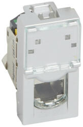 Legrand 079473 Program Mosaic LCS2 RJ45 aljzat Cat. 6A STP, 1 mod, alumínium ( Legrand 079473 ) (079473)