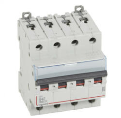 Legrand 407628 DX3 Kismegszakító. 4P, 40A, B karakterisztika, 6kA (407628)