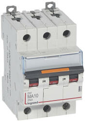 Legrand 409880 DX3 kismegszakító 25kA 3P 400V~ MA10 ( Legrand 409880 ) (409880)
