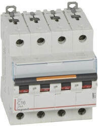 Legrand 409794 DX3 Kismegszakító. 4P, 16A, C karakterisztika, 25kA (409794)