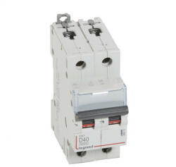 Legrand 408035 DX3 Kismegszakító. 2P, 40A, D karakterisztika, 6kA (408035)